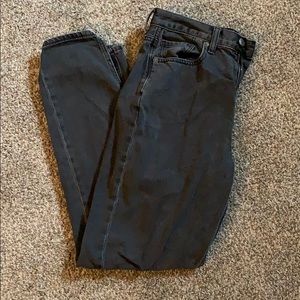 Black American Eagle Mom Jeans